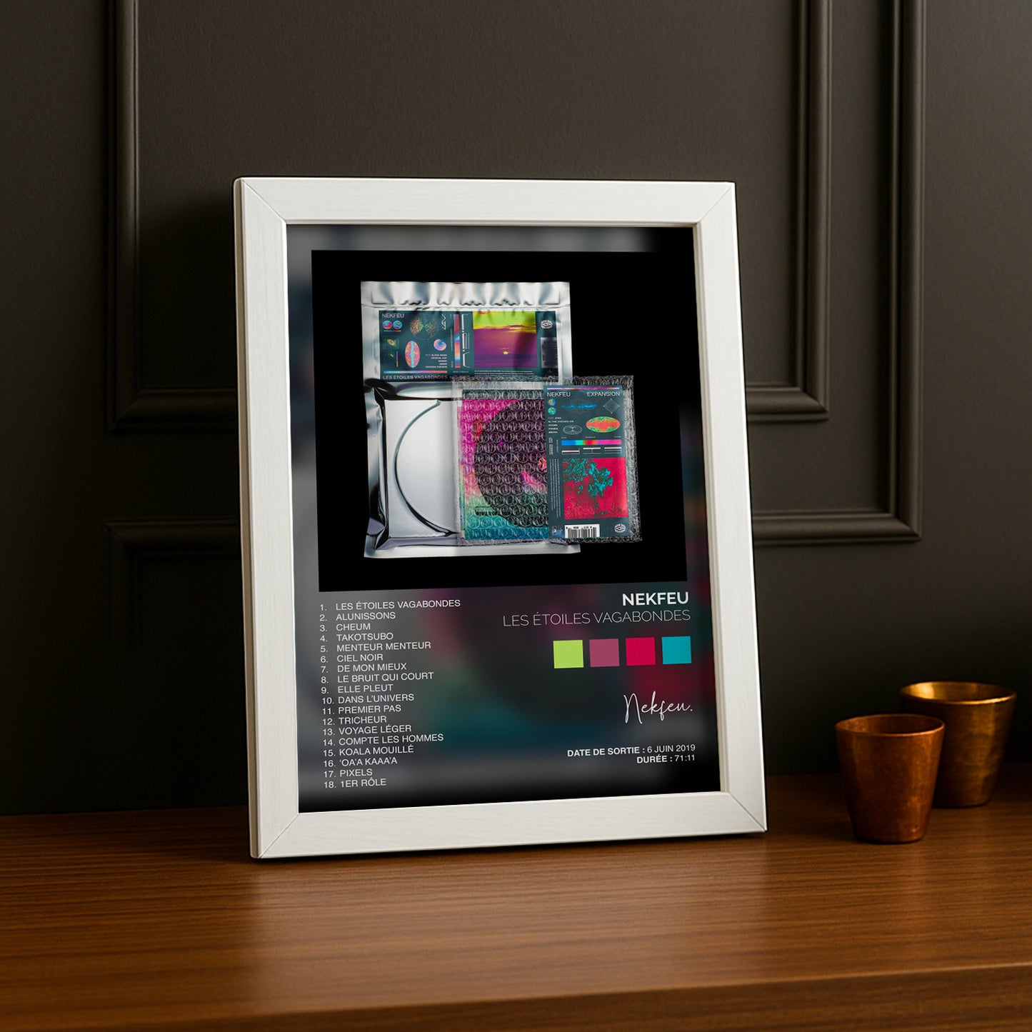 Cadre Photo Nekfeu - Les étoiles vagabondes