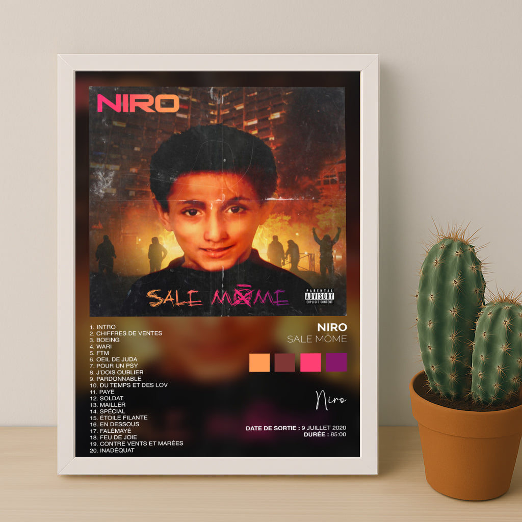 Cadre photo Album Musicaux - Sale Môme de Niro