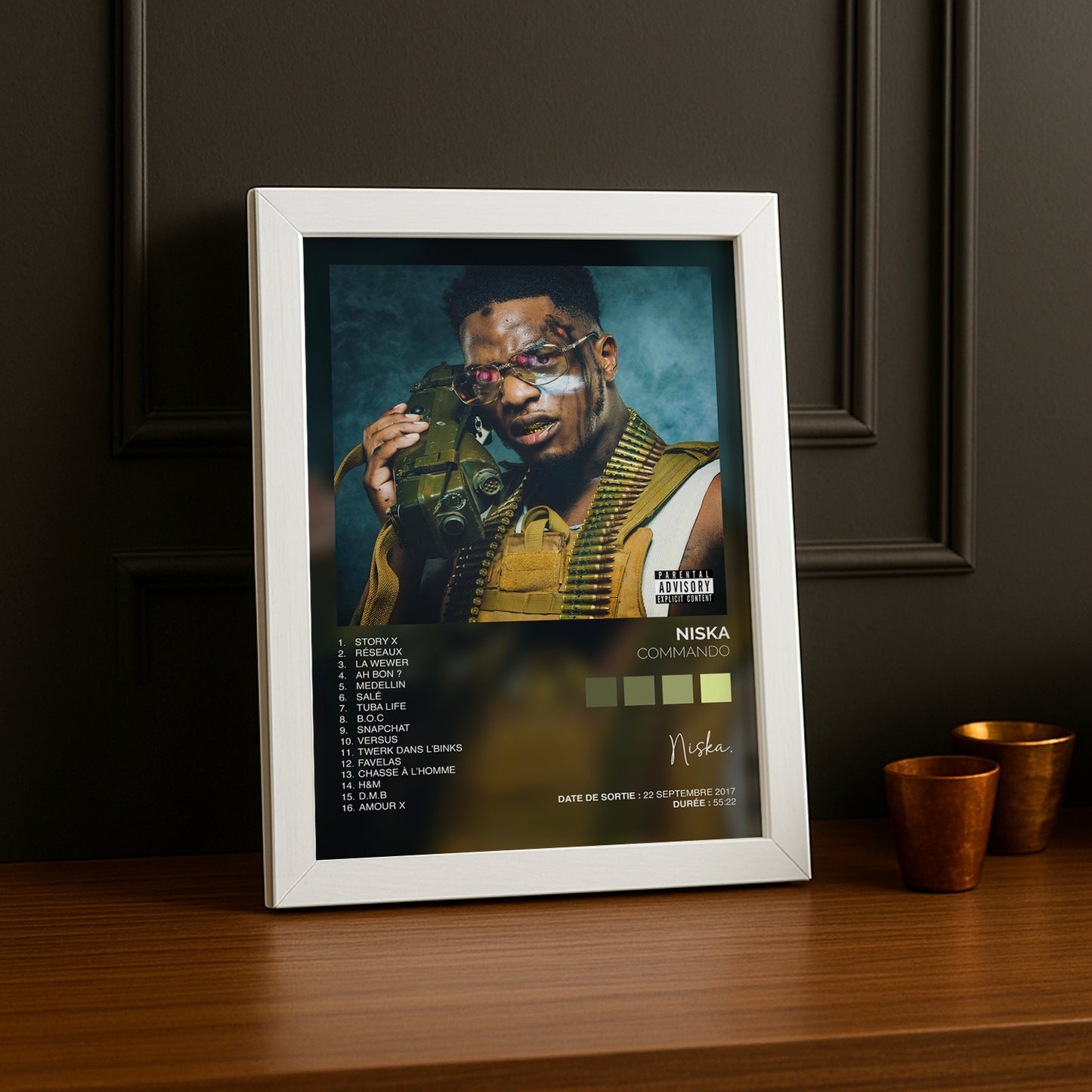 Cadre photo Niska - Commando