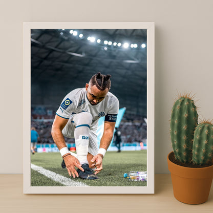 Poster encadrée Olympique de Marseille - Dimitri Payet