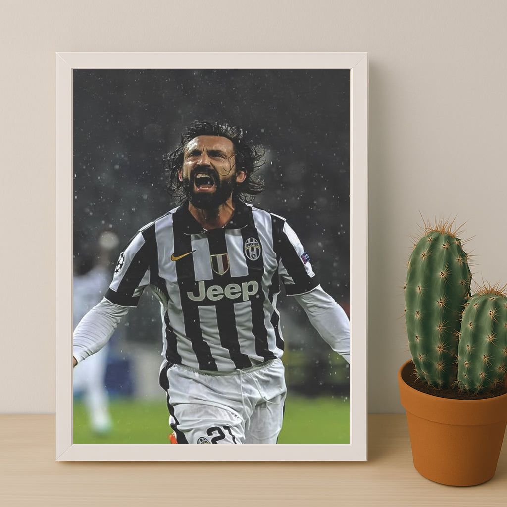 Poster encadrée Juventus - Pirlo