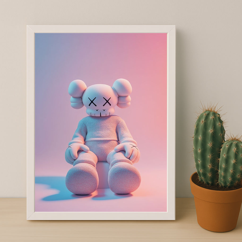 Poster Kaws - Companion Rose