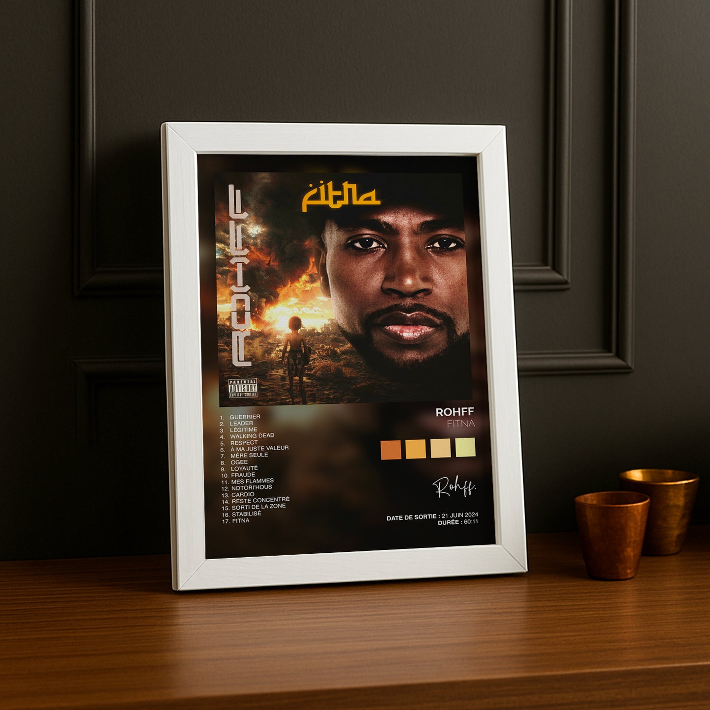 Cadre Photo Rohff - Fitna