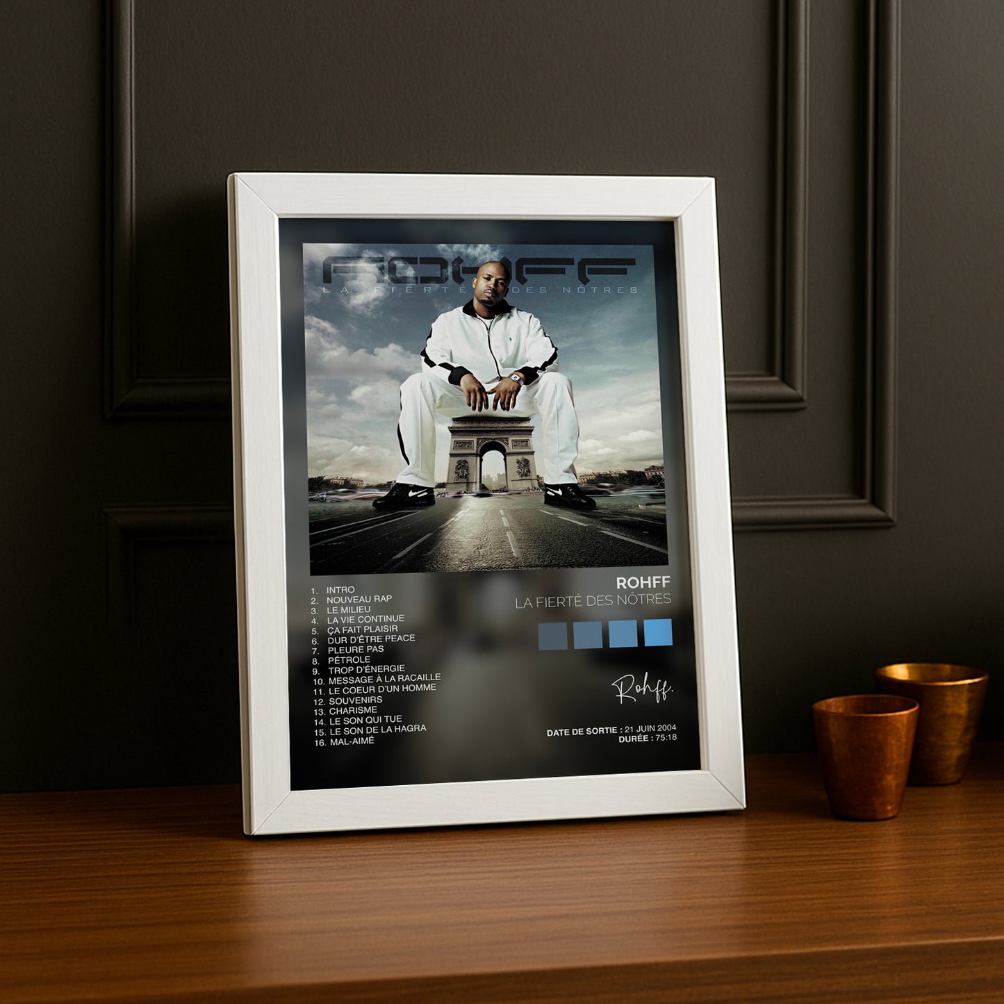 Cadre Photo Rohff - La fierté des nôtres