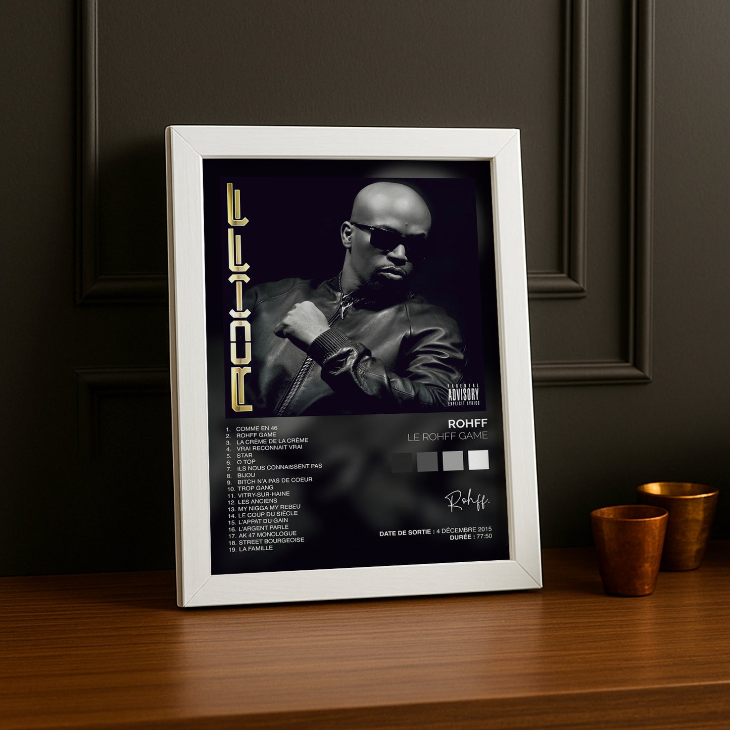 Cadre Photo Rohff - Le Rohff Game