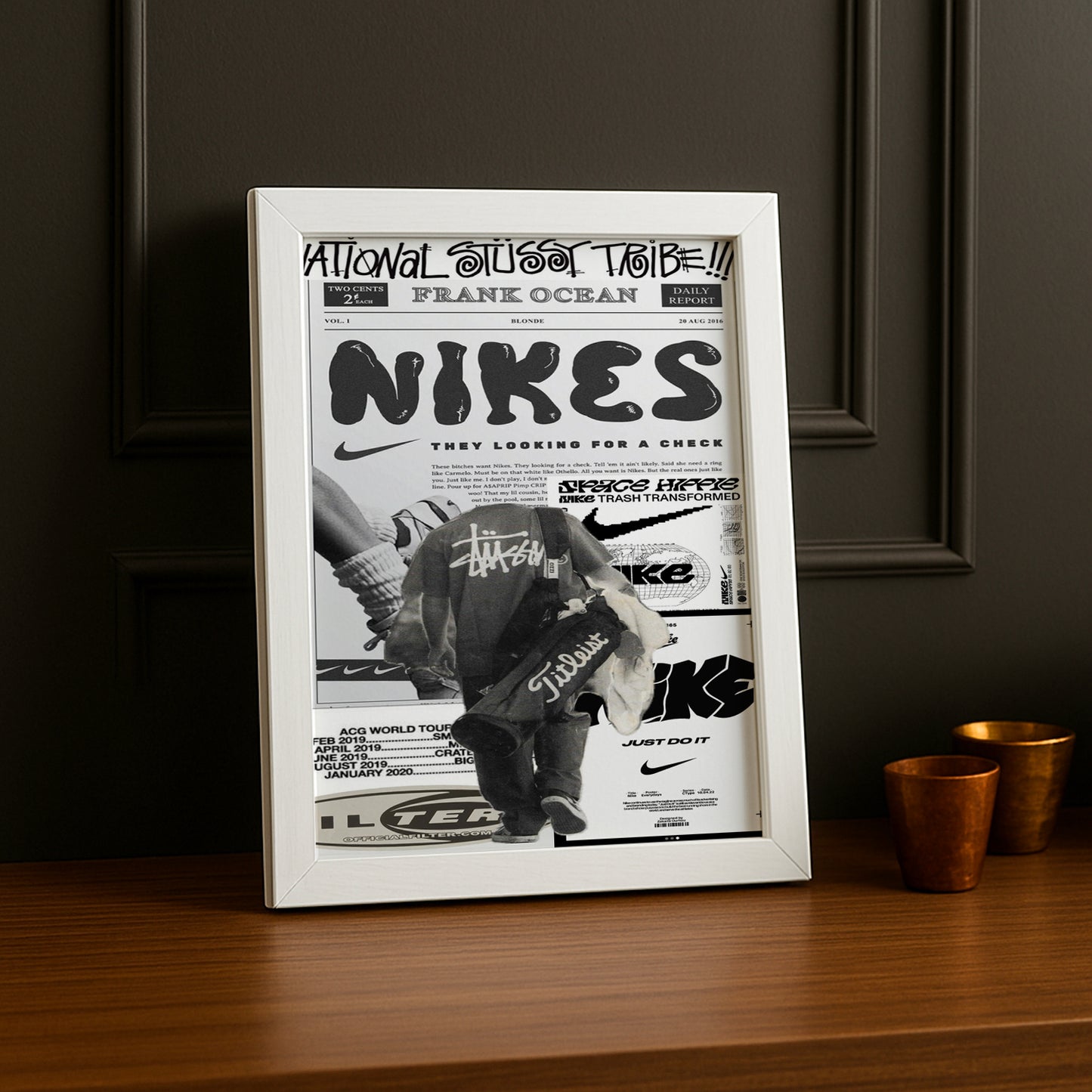 Cadre photo Stüssy x Nike