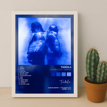 Cadre photo Album Musicaux - La Mélo est gangx de Tiakola