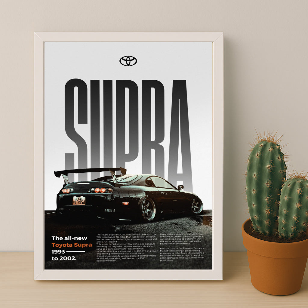 Poster Voitures - Toyota Supra