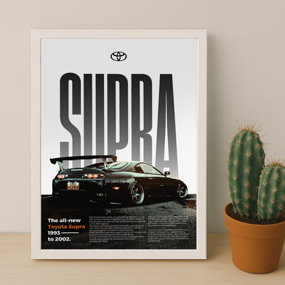 Poster Voitures - Toyota Supra