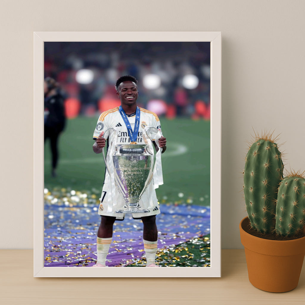 Poster encadrée Real Madrid - Vinicius Junior LDC