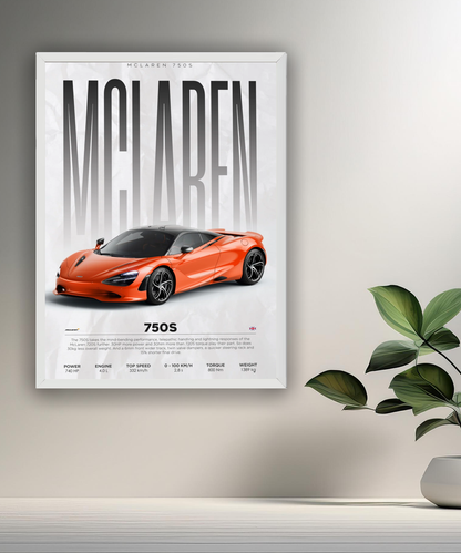 Cadre photo McLaren 750s