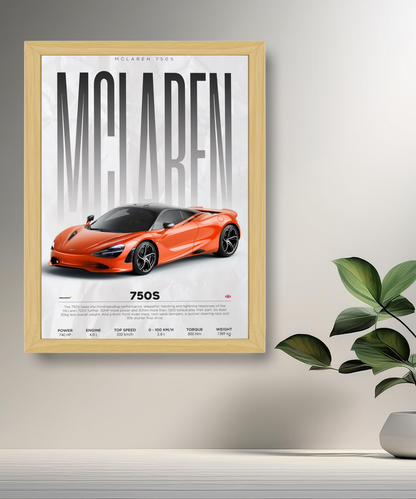 Cadre photo McLaren 750s