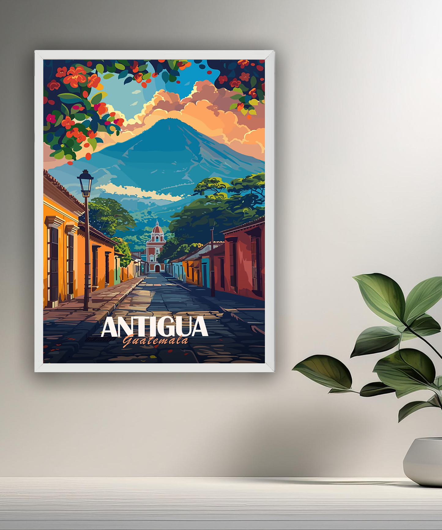 Cadre photo Antigua Guatemala