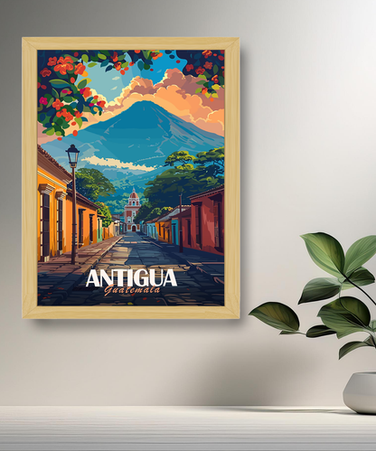 Cadre photo Antigua Guatemala