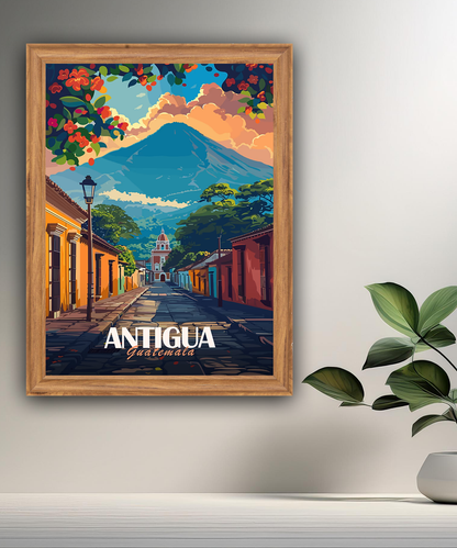 Cadre photo Antigua Guatemala