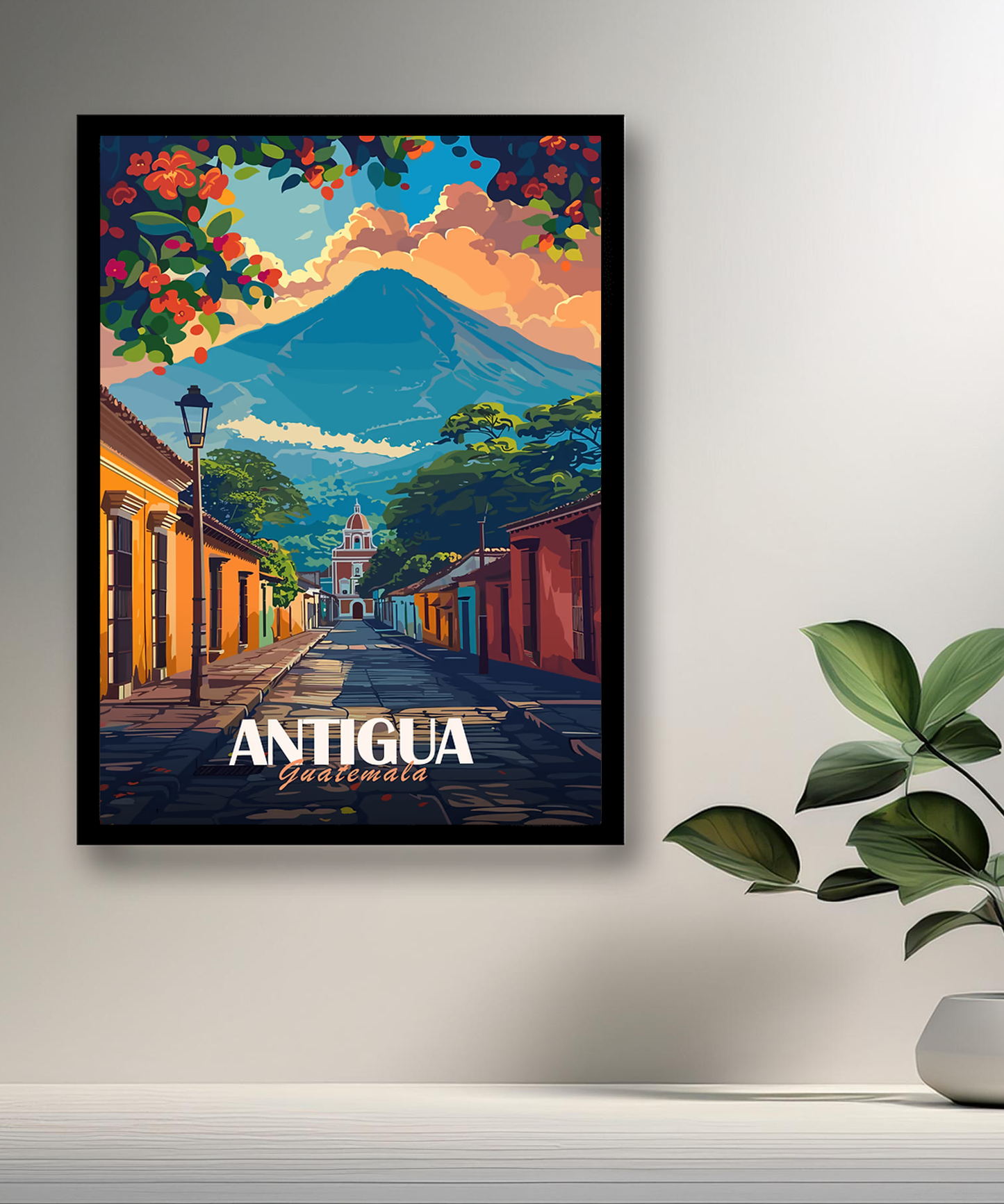 Cadre photo Antigua Guatemala