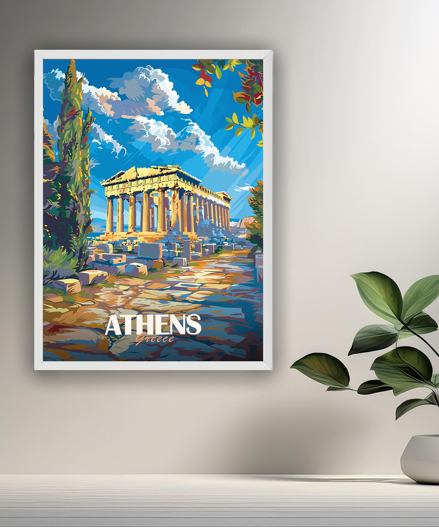 Cadre photo Athens Greece