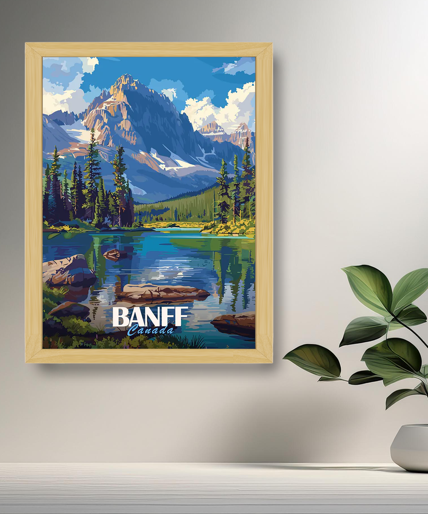 Cadre photo Banff Canada