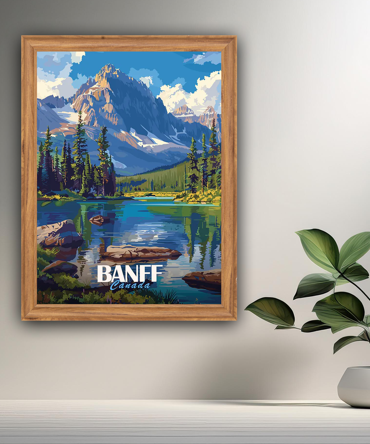 Cadre photo Banff Canada