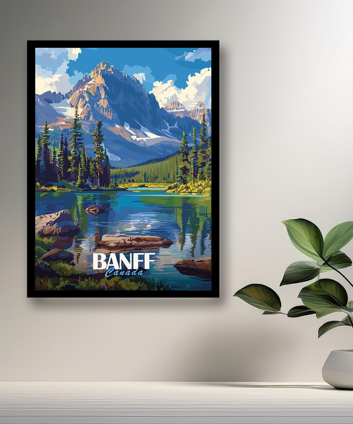 Cadre photo Banff Canada