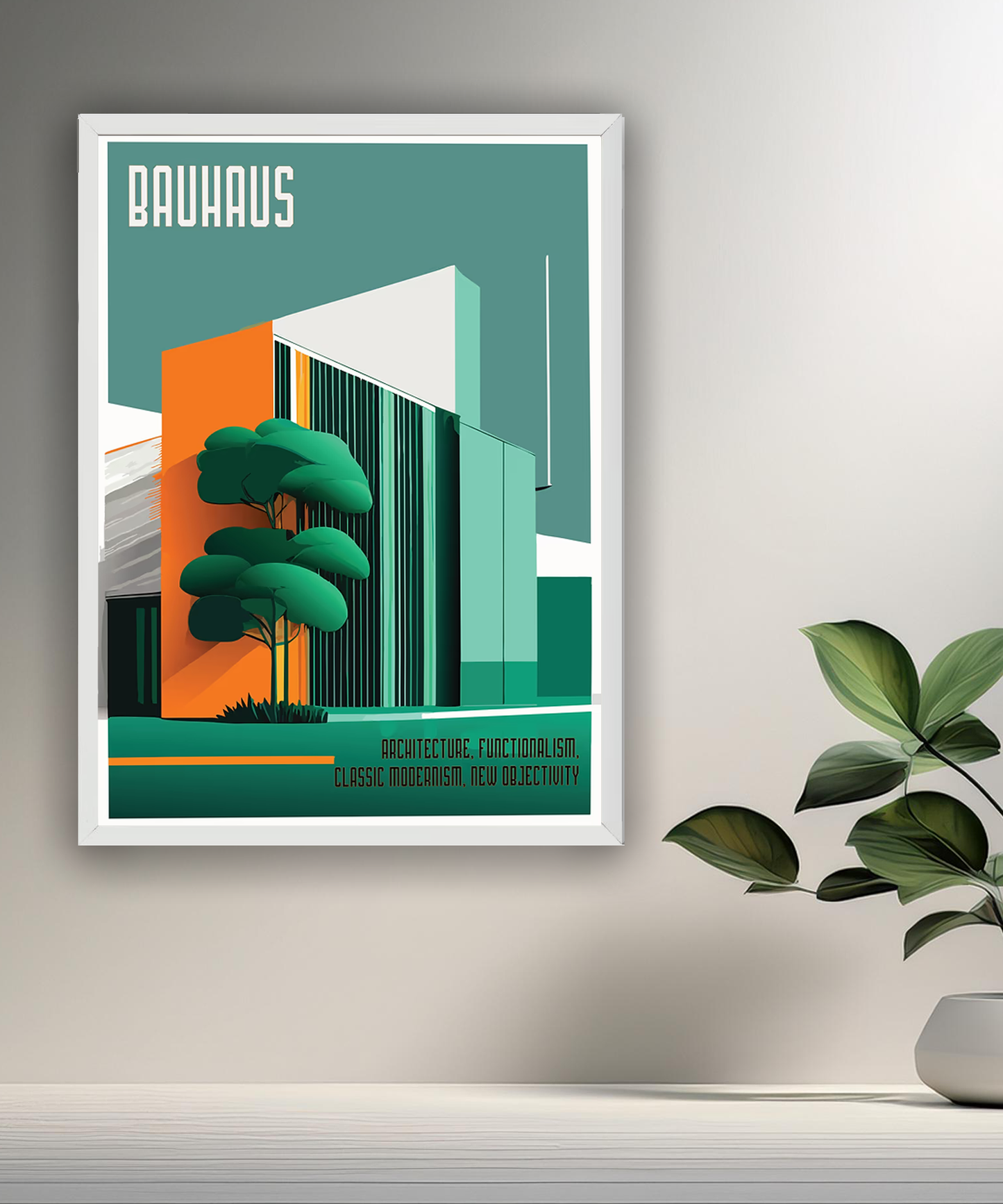Cadre photo Bauhaus Architecture