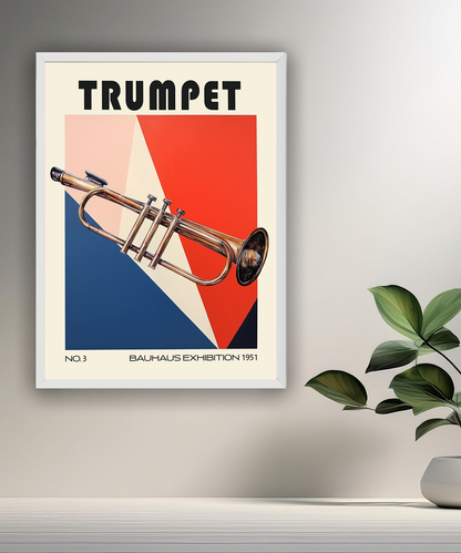 Cadre photo Bauhaus Trumpet