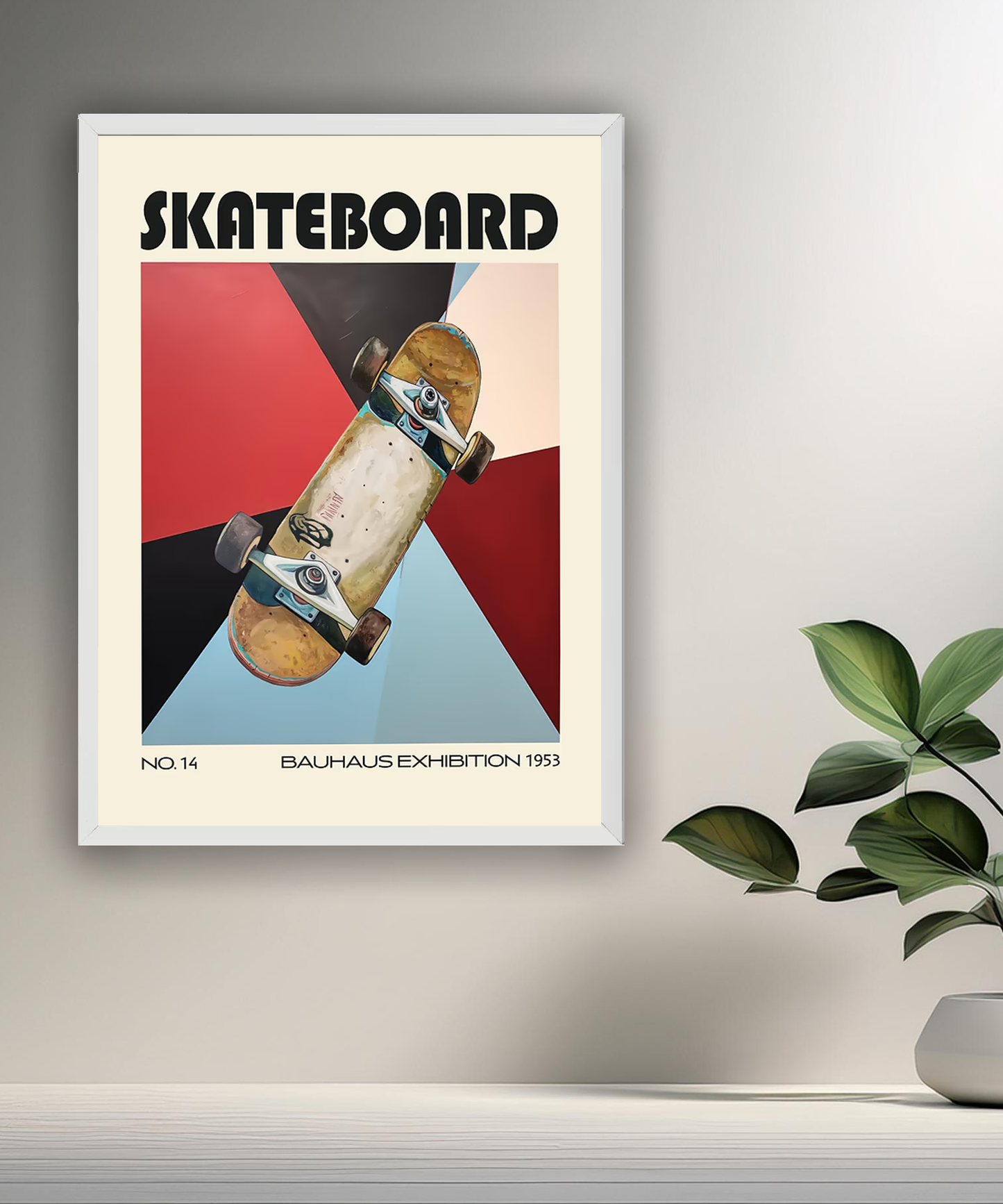 Cadre photo Bauhaus Skateboard