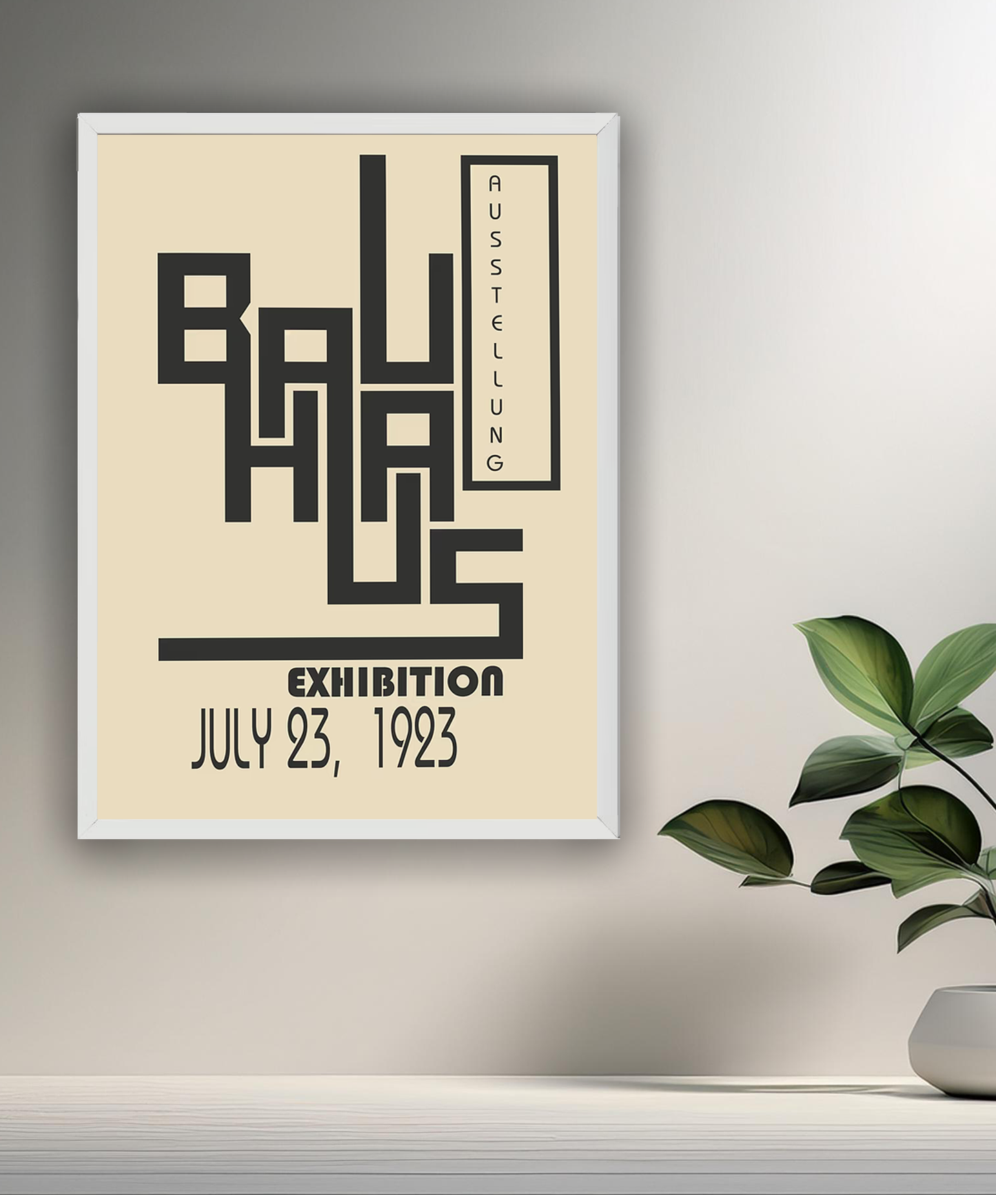 Cadre photo Bauhaus Exhibition July 23 1923