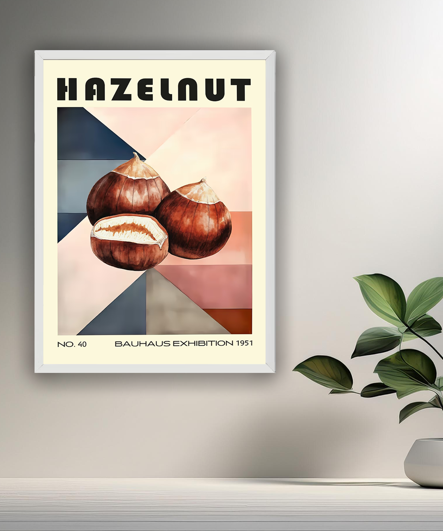 Cadre photo Bauhaus Hazelnut
