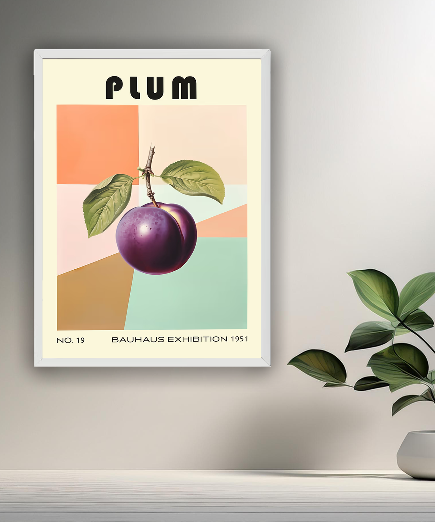 Cadre photo Bauhaus Plum