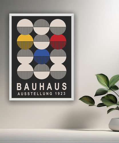 Cadre photo Bauhaus 1923 noir
