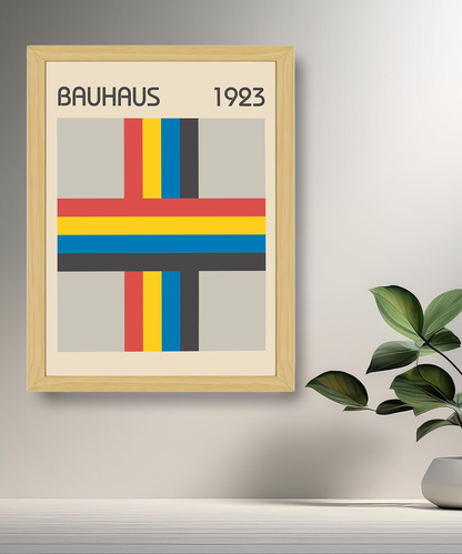 Cadre photo Bauhaus croix 1923