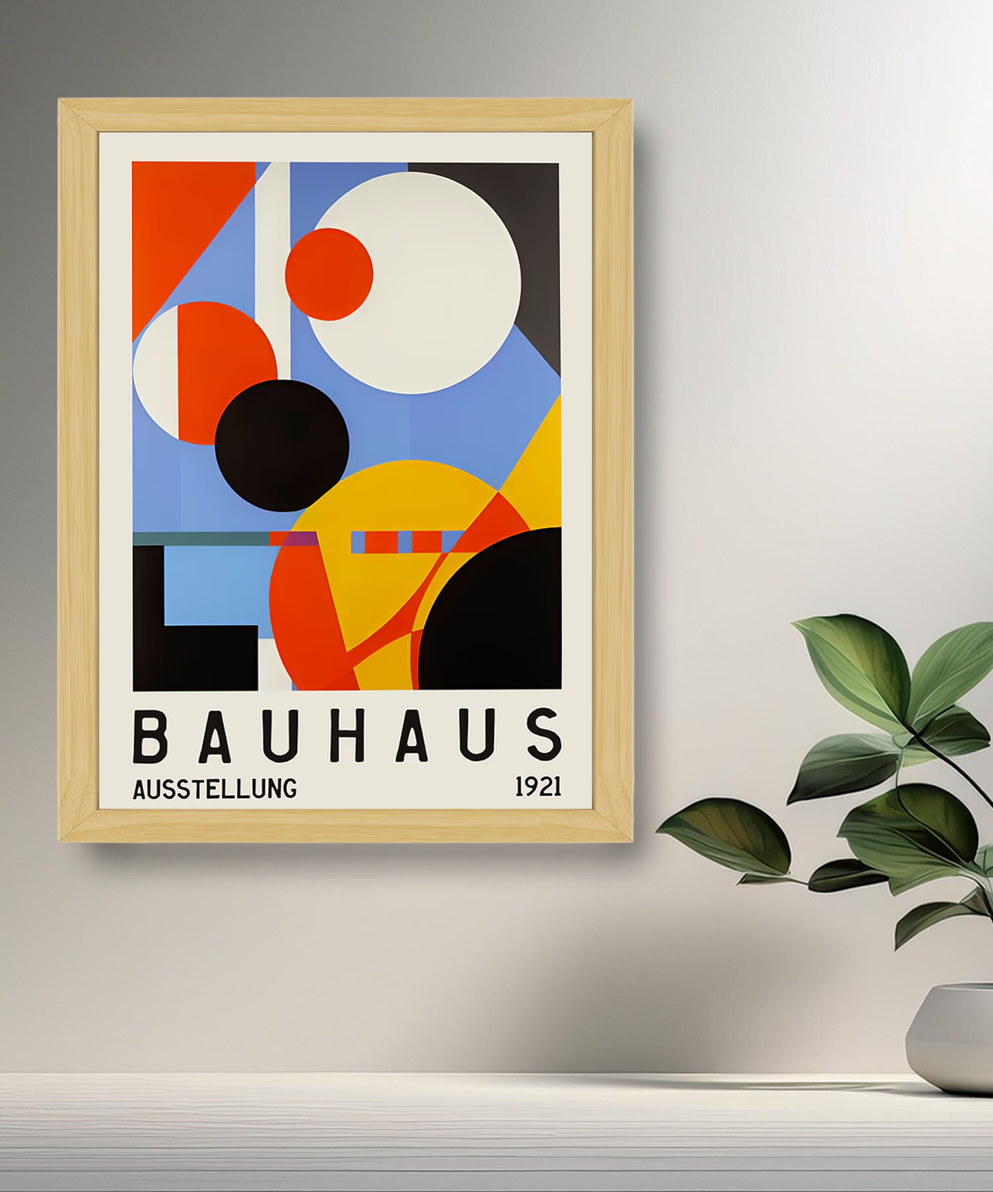 Cadre photo Bauhaus Ausstellung 1921