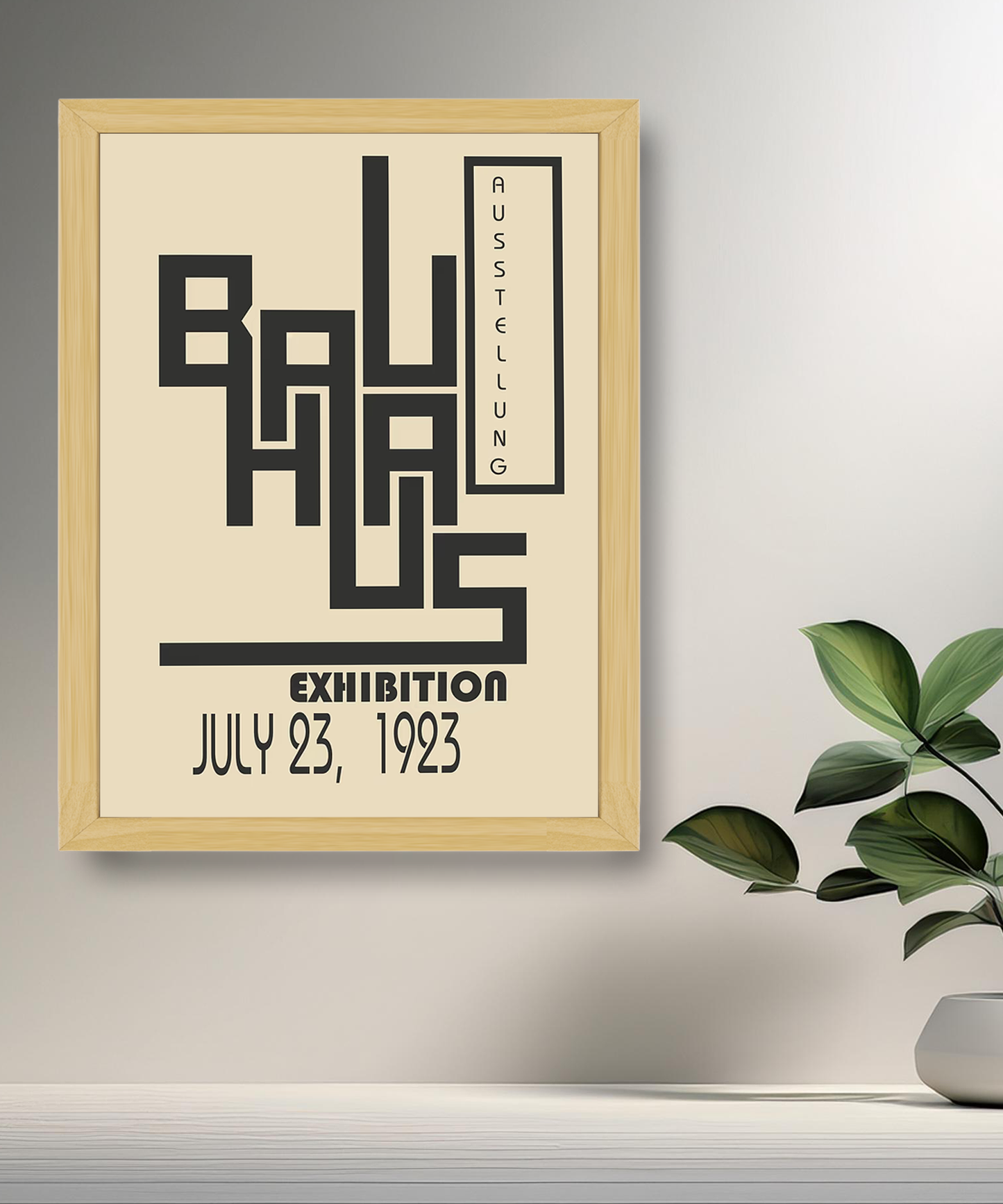 Cadre photo Bauhaus Exhibition July 23 1923