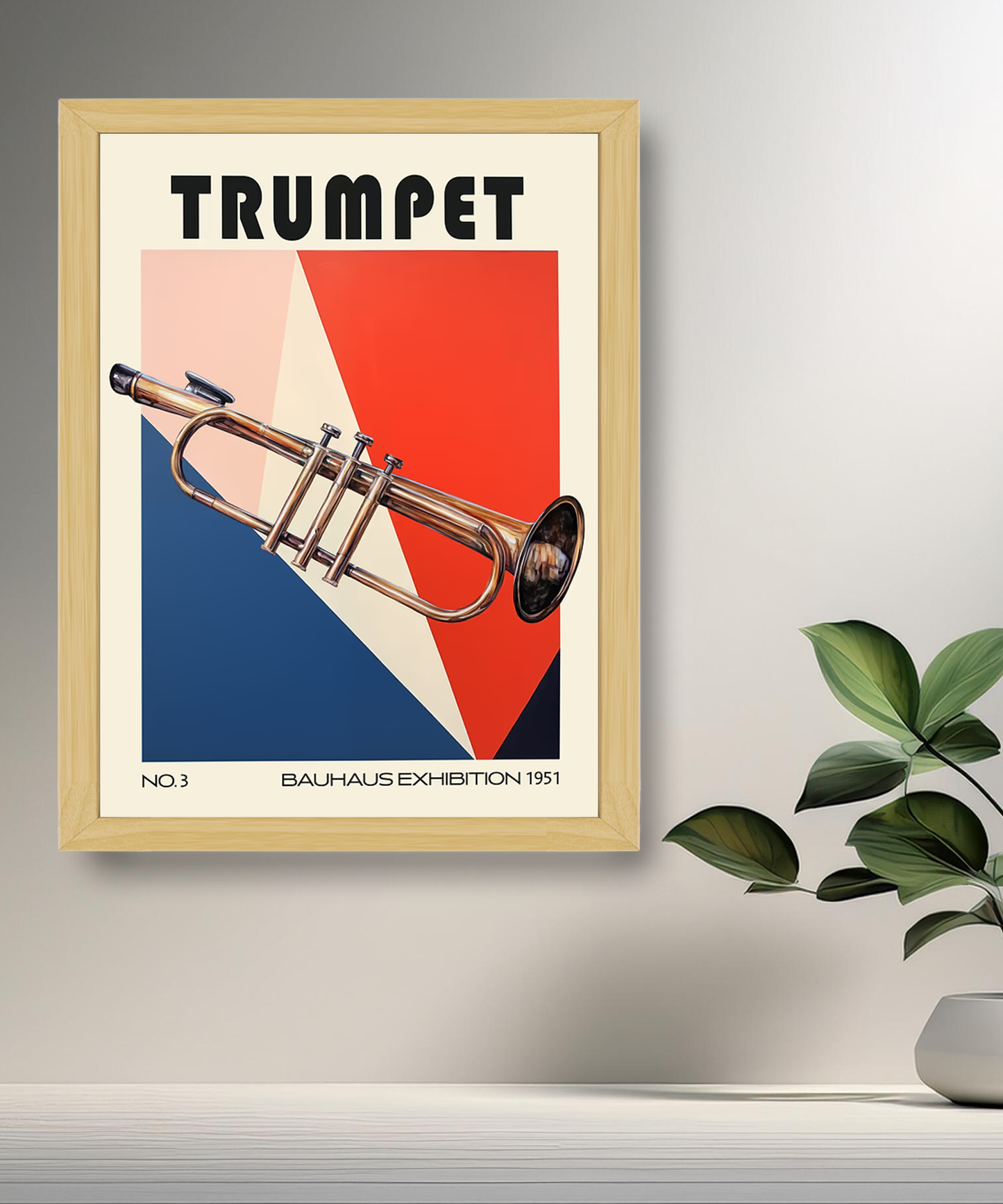 Cadre photo Bauhaus Trumpet