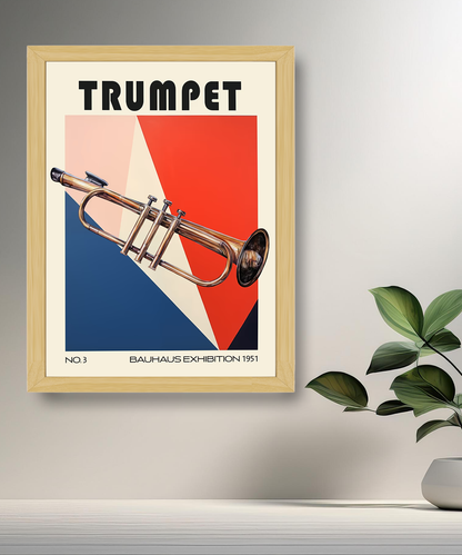 Cadre photo Bauhaus Trumpet