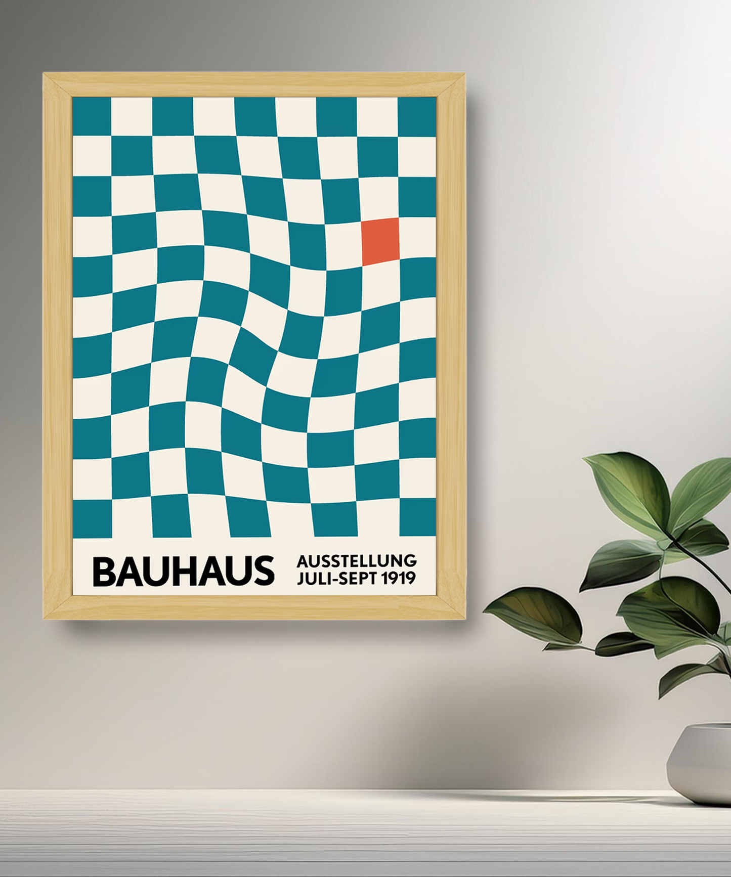 Cadre photo Bauhaus Ausstellung 1919