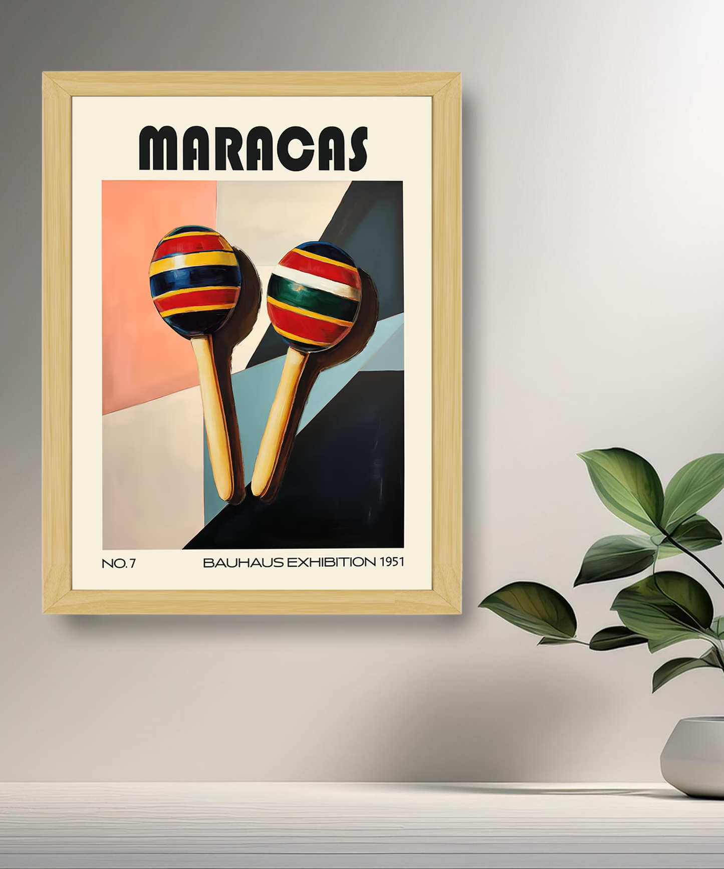 Cadre photo Bauhaus Maracas