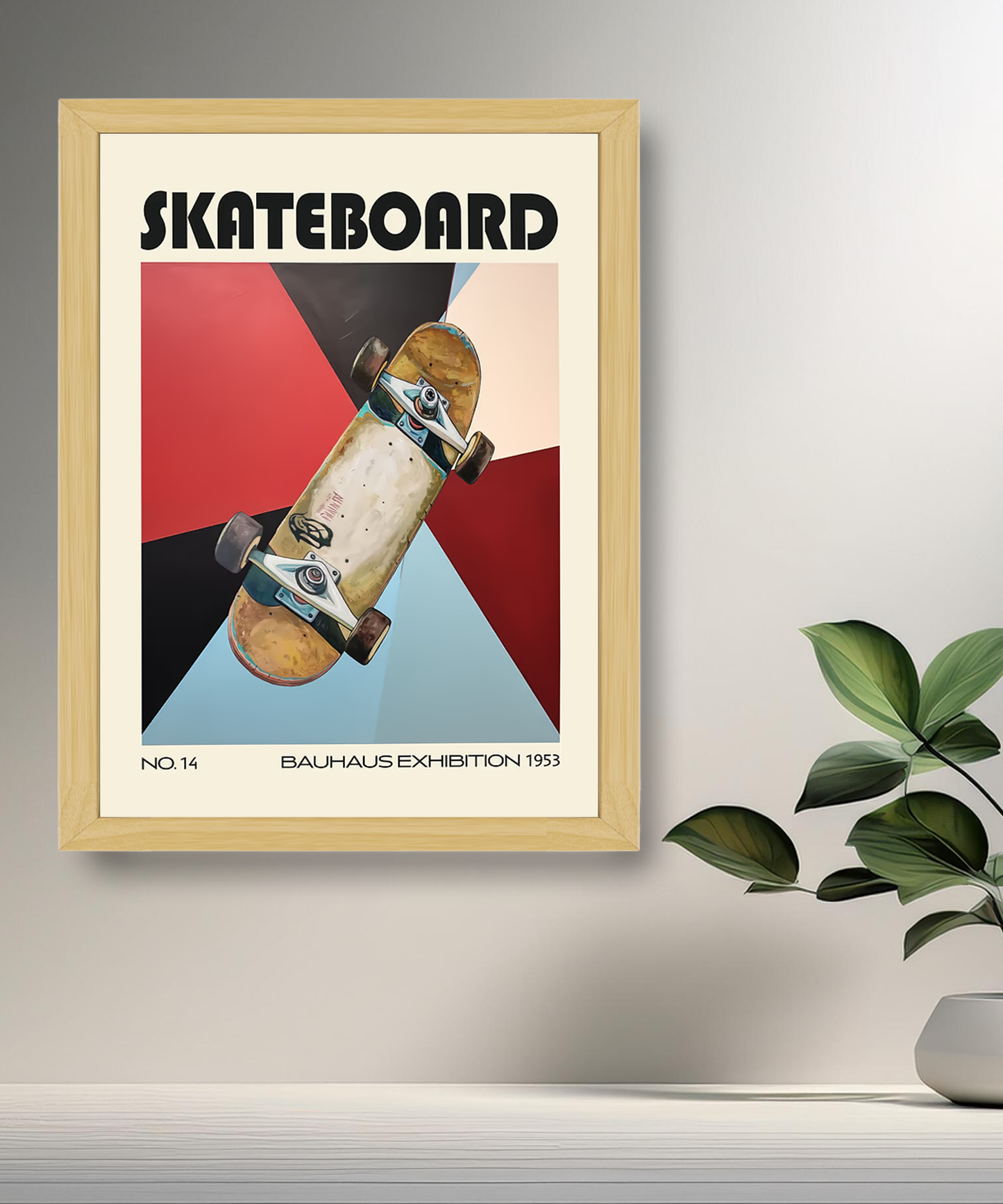 Cadre photo Bauhaus Skateboard
