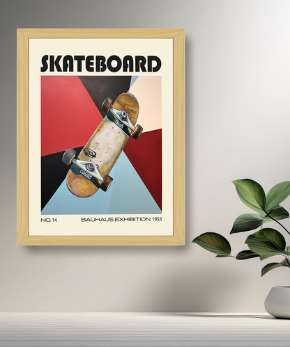 Cadre photo Bauhaus Skateboard