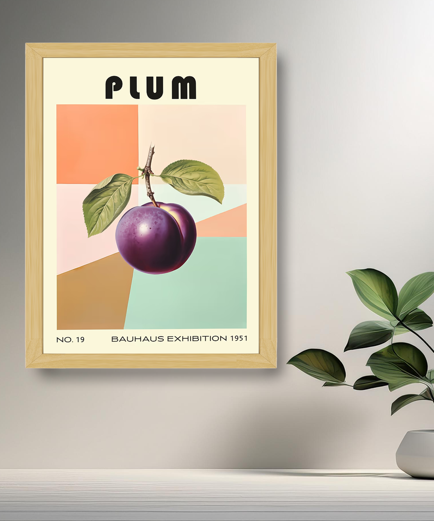 Cadre photo Bauhaus Plum