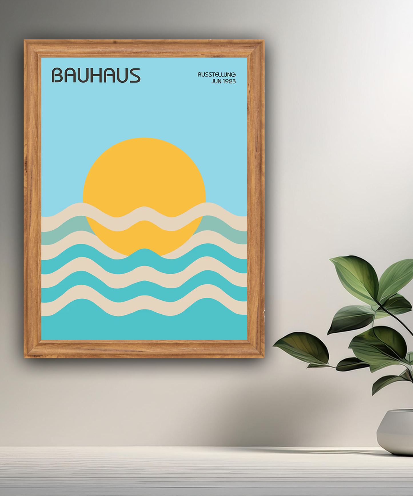 Cadre photo Bauhaus Soleil