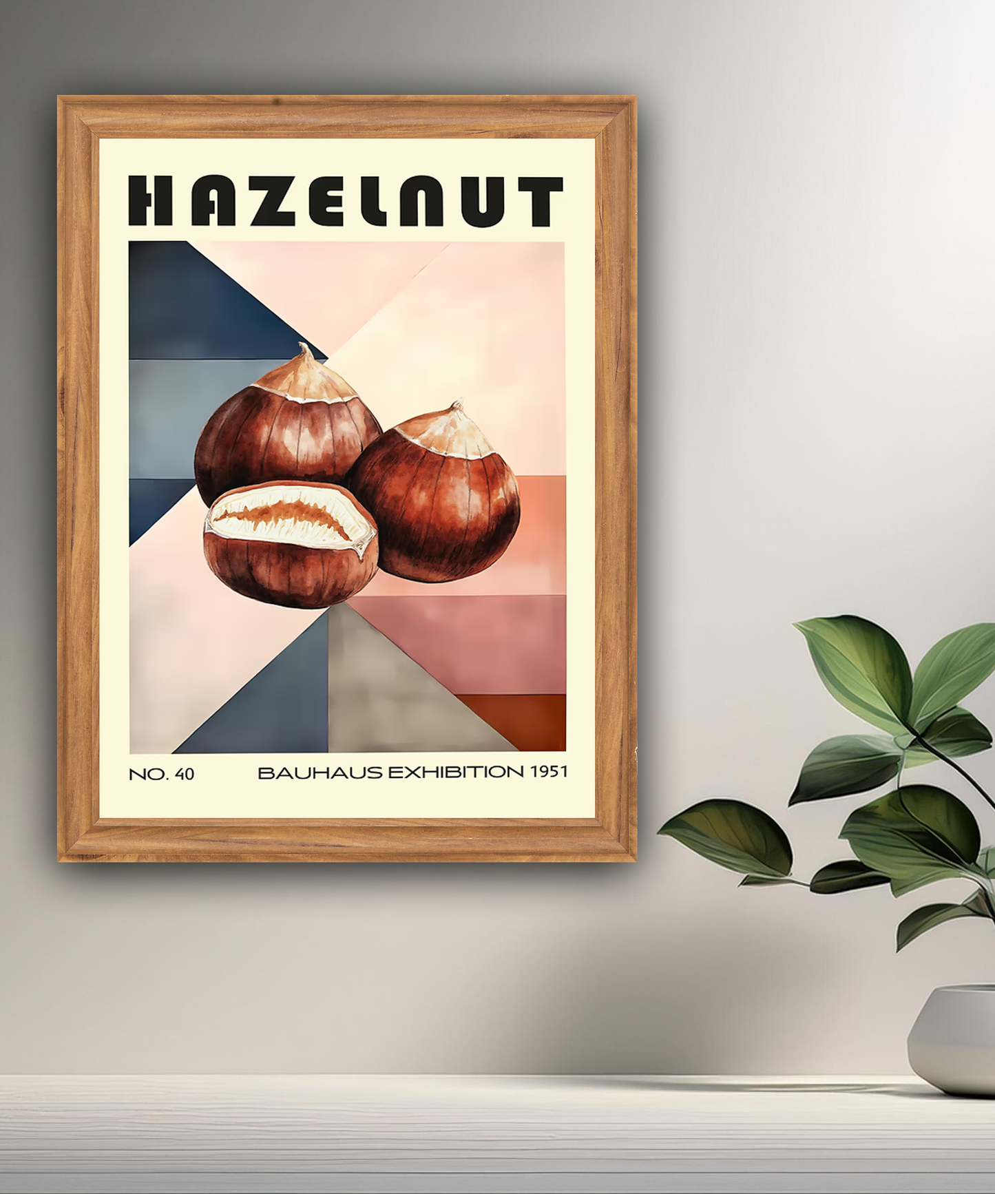 Cadre photo Bauhaus Hazelnut