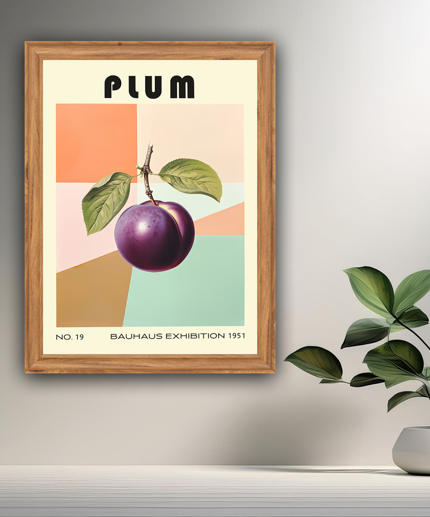 Cadre photo Bauhaus Plum