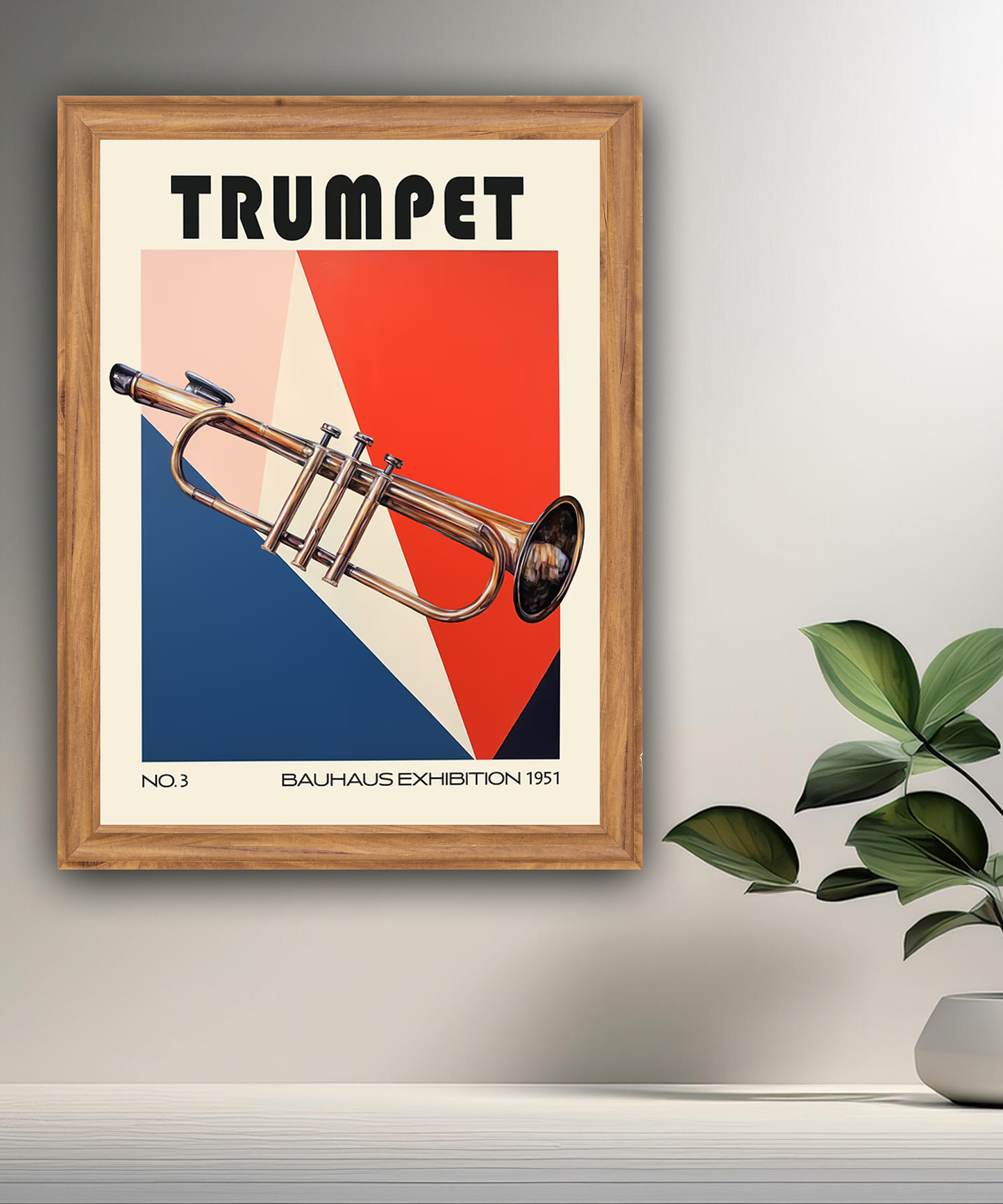 Cadre photo Bauhaus Trumpet