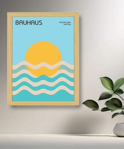 Cadre photo Bauhaus Soleil
