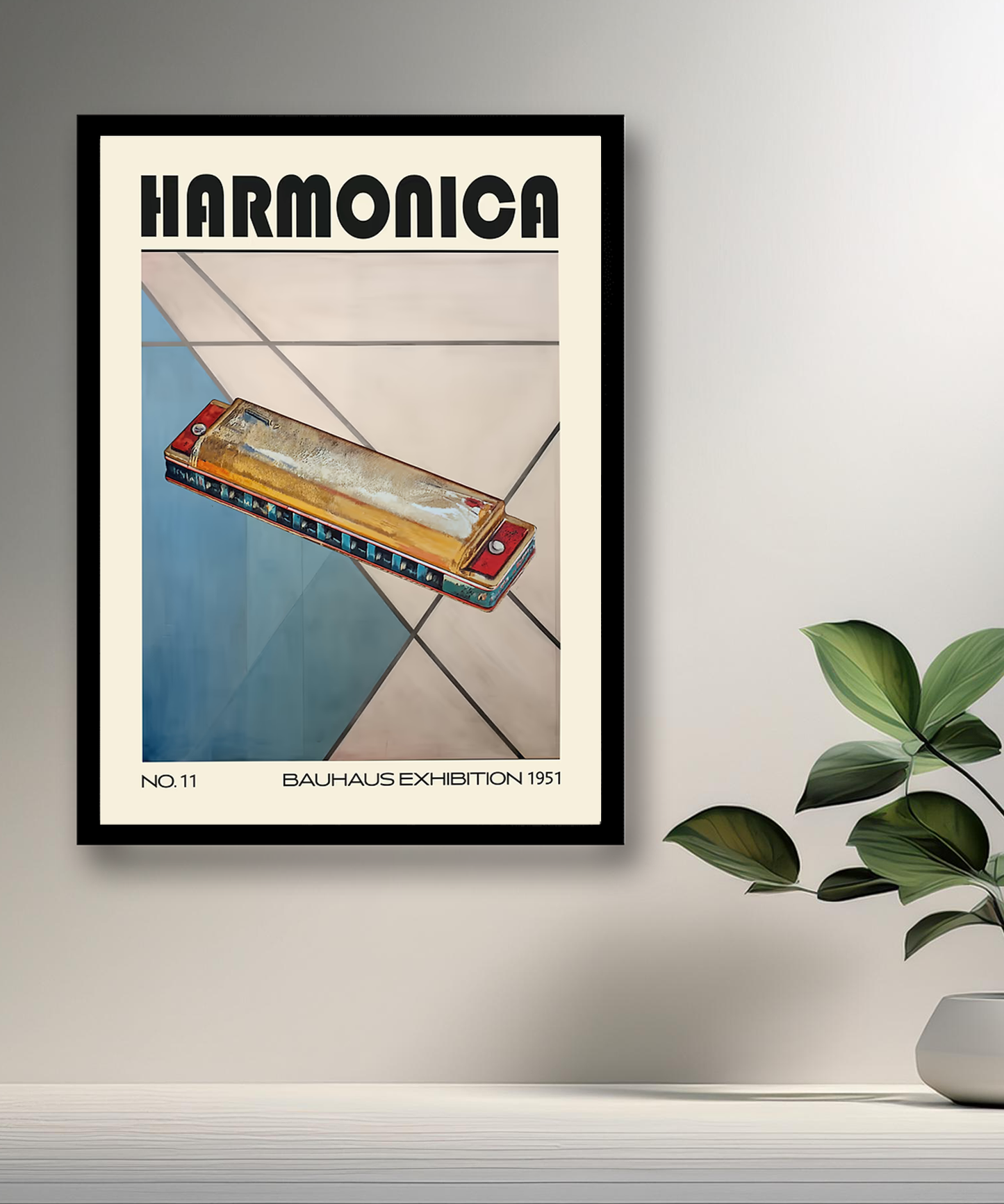 Cadre photo Bauhaus Harmonica