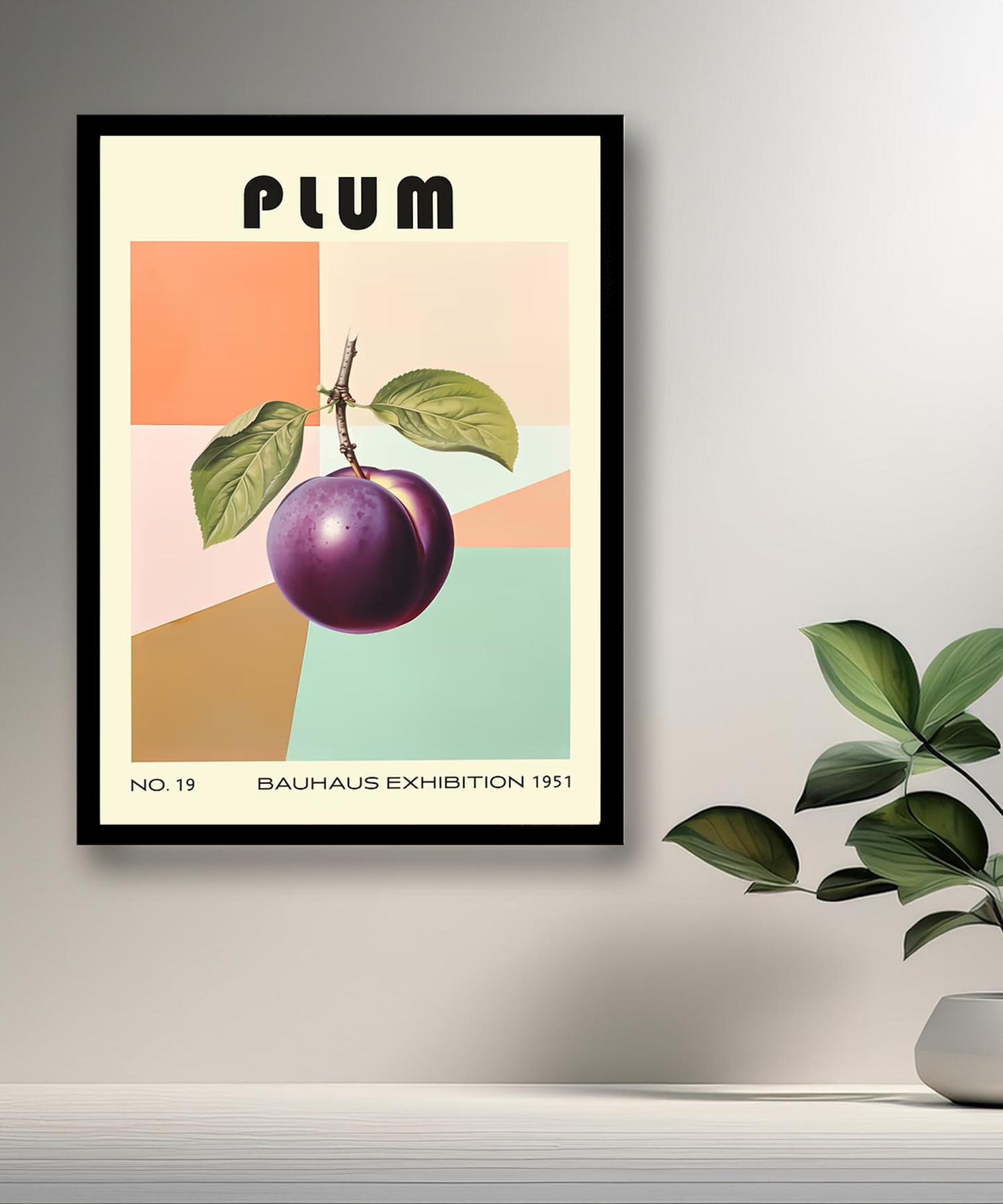 Cadre photo Bauhaus Plum