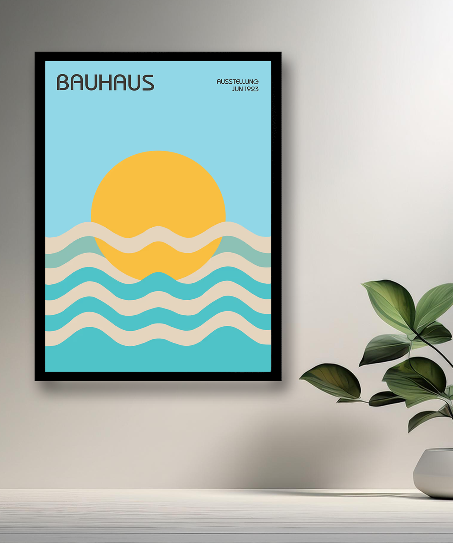 Cadre photo Bauhaus Soleil