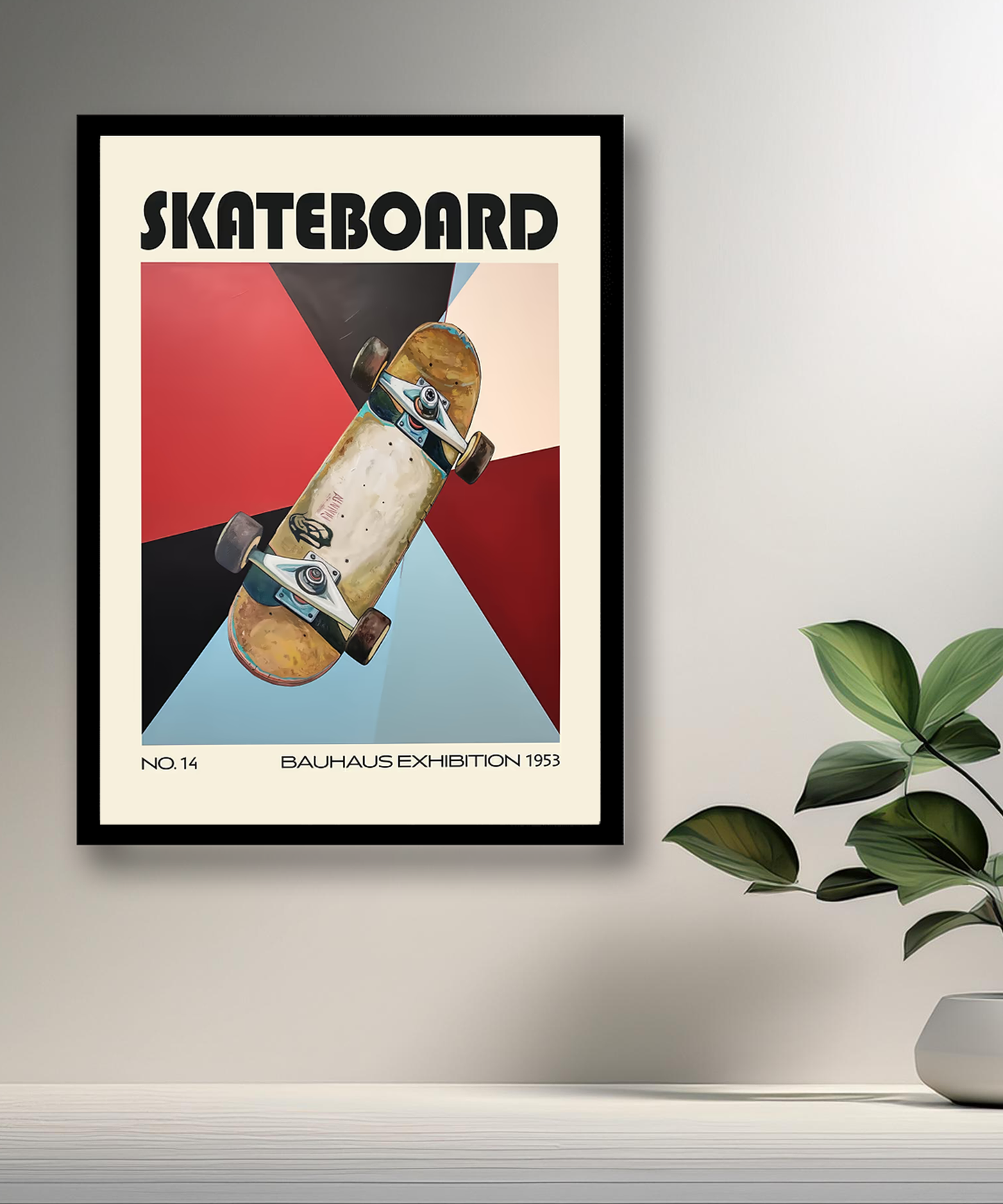 Cadre photo Bauhaus Skateboard